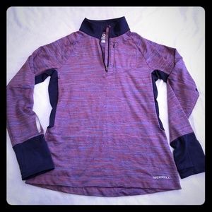Merrell half zip Roam Wild tech top
